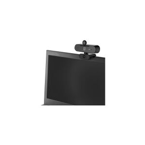 DICOTA Webcam PRO Plus 4K - Webcam - farve - 3840 x 2160 - 2160p - audio - USB 2.0