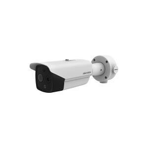 HIK VISION Hikvision HeatPro Series DS-2TD2617-10/QA - Termisk/netværksovervågningskamera - kugle - farve (Dag/nat) - 2688 x 1520 (optisk)/160 x 120 (termisk) - fast brændvidde - audio - med ledning - komposit - LAN 10/100 - MJPEG, H.264, H.265 - DC 12 V 