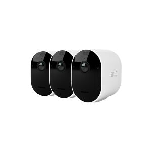 Arlo Pro 5 - Netværksovervågningskamera - udendørs, indendørs - vejrbestandig - farve (Dag/nat) - audio - trådløs - WiFi (pakke med 3)