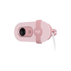 Logitech®   BRIO 100 - Webcam - Full HD - 1920 x 1080 - indbygget mikrofon - USB-C - Rose