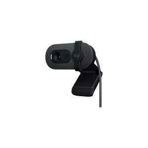 Logitech®   BRIO 100 - Webcam - Full HD - 1920 x 1080 - indbygget mikrofon - USB-C - Graphite