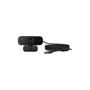 HP 435 - Webcam - panonering / hældningsvinkel - farve - 2 MP - 1920 x 1080 - audio - USB 2.0