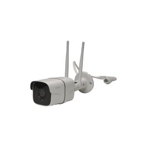 DENVER SHO-110 - Netværksovervågningskamera - udendørs - modstandsdygtig over for vandsprøjt og byger - farve (Dag/nat) - 1 MP - 1280 x 720 - 720p - audio - trådløs - WiFi - LAN