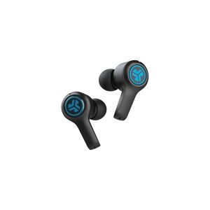 JLab Audio JLab Air - ægte trådløse øretelefoner med mik. - ørespids / in-ear - Bluetooth® 5.0 - op til 24 timers batteritid (via medfølgende ladeæske) - Sort