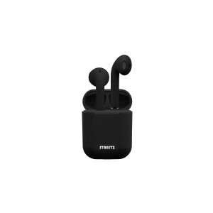 STREETZ TWS-0003 On Ear Headset Bluetooth® Stereo Sort Fjernbetjening, Headset, Ladeetui