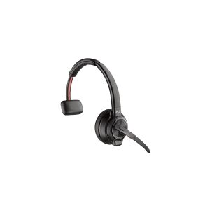 HP Poly Savi 8210 Office - Savi 8200 series - headset - på øret - DECT / Bluetooth - trådløs - sort - Zoom Certified