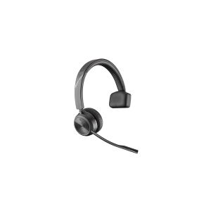 HP Poly Savi 7210 Office - Savi 7200 Series - headset - på øret - DECT - trådløs - aktiv støjfjerning - sort