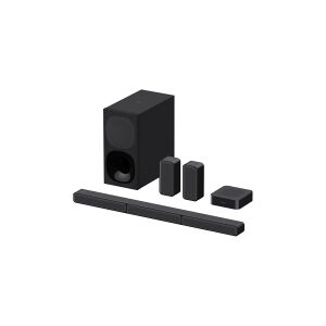 Sony HT-S40R - Lydbarsystem - til hjemmebiograf - 5.1-kanal - trådløs - Bluetooth - 600 Watt (Total)