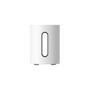 Sonos Sub Mini - Subwoofer - trådløs - Ethernet, Fast Ethernet, Wi-Fi - App-kontrolleret - hvid