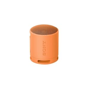 Sony SRS-XB100 - Højttaler - til transportabel brug - trådløs - Bluetooth - App-kontrolleret - orange