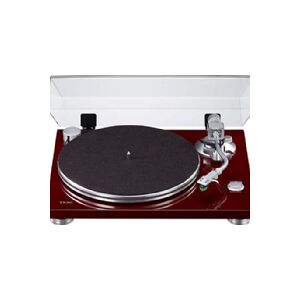 Teac turntable Teac TN-3B turntable with belt drive (MM phono EQ integrated amplifier, digital USB output, SAEC arm, speed 33 and 45 RPM), cherry