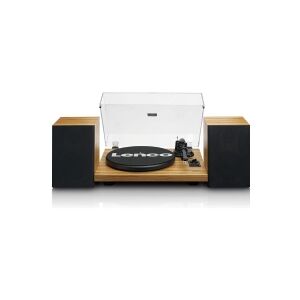Lenco LS-500OK vinyl record player with built-in amplifier and speakers, oak