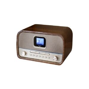 Soundmaster DAB970BR1, Home audio mini system, Guld, Træ, 30 W, DAB+,FM, MP3, CD,CD-R,CD-RW