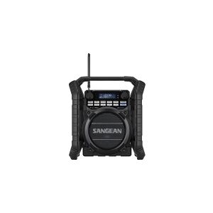 Sangean Electronics U-4 DBT+ Black DAB+/FM-RDS/Bluetooth/AUX/USB Ultra Rugged