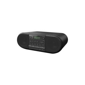 Panasonic-RX-D550E - Privat radio - 20 Watt - sort