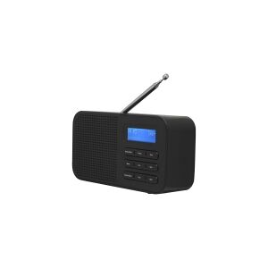 DENVER DAB-42 - DAB bærbar radio - 1 Watt - sort