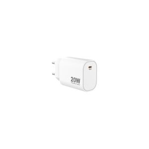 Sinox 230V USB-C PD oplader 20W. Hvid