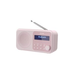 Sharp Tokyo DR-P420 - DAB bærbar radio - blomstrende pink