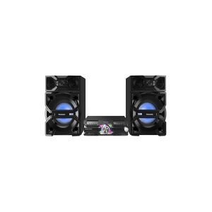 Panasonic SC-MAX3500, Home audio mini system, Sort, 2000 W, 3-vejs, FM, 4 GB