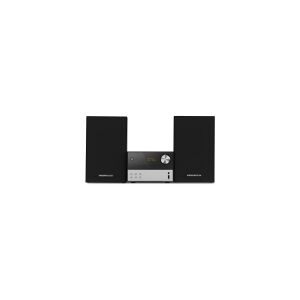 Energy Sistem Home Speaker 7 Micro Hi-Fi, Home audio micro system, Sort, Sølv, 1 diske, 30 W, Fuld interval, 90 dB