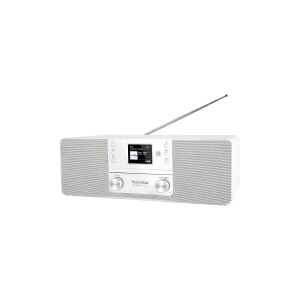 TechniSat DigitRadio 370 CD BT - Audiosystem - 2 x 5 Watt - hvid