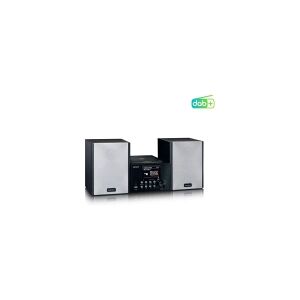 Lenco MC-250, Home audio mini system, Sort, 1 kort, 24 W, DAB+, FM, TFT