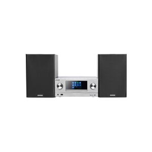 Kenwood M-9000S, Home audio mini system, Sølv, 1 diske, 50 W, 2-vejs, 6 ohm (O)