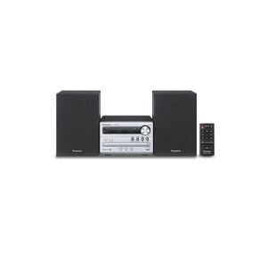 Panasonic SC-PM250BEGS, Micro set, Sort, Sølv, 2-vejs, FM, LCD, MP3