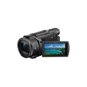 Sony Handycam FDR-AX53 - Videokamera - 4K / 30 fps - 16.6 MP - 20x optisk zoom - Carl Zeiss - flashkort - Wireless LAN, NFC - sort