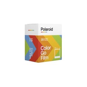 Polaroid - Double Pack - farvefilm til umiddelbar billedfremstilling (instant film) - Polaroid Go - ASA 640 - 16 optagelser - 2 kassetter