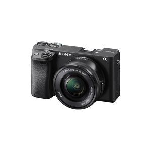 Sony a6400 ILCE-6400L - Digitalkamera - spejlløst - 24.2 MP - APS-C - 4K / 30 fps - 3x optisk zoom 16-50 mm objektiv - Wi-Fi, NFC, Bluetooth - sort