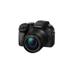 Panasonic Lumix G DMC-G70M - Digitalkamera - spejlløst - 16.0 MP - Four Thirds - 4K - 5x optisk zoom 12 - 60 mm objektiv - Wi-Fi - sort