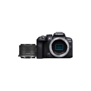 Canon EOS R10 - Digitalkamera - spejlløst - 24.2 MP - APS-C - 4K / 60 fps - 2.5x optisk zoom RF-S 18-45 mm F4.5-6.3 IS STM objektiv - Wi-Fi, Bluetoot