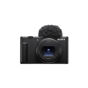 Sony ZV-1M2 - Digitalkamera - kompakt - 20.1 MP - 4K / 29.97 fps - 2.55x optisk zoom - ZEISS - Wi-Fi, Bluetooth - sort