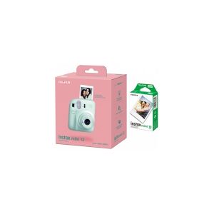 Fujifilm Instant Camera instax mini 12 MINT Green+instax mini glossy (10pl)