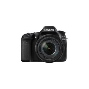 Canon EOS 80D + EF-S 18-135 IS USM, 24,2 MP, 6000 x 4000 pixel, CMOS, Fuld HD, 650 g, Sort