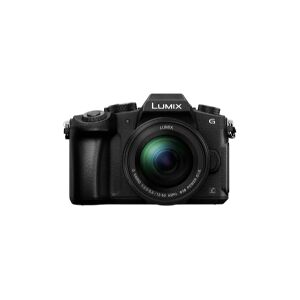 Panasonic Lumix G DMC-G81M - Digitalkamera - spejlløst - 16.0 MP - Four Thirds - 4K / 30 fps - 5x optisk zoom 12 - 60 mm objektiv - Wi-Fi - sort