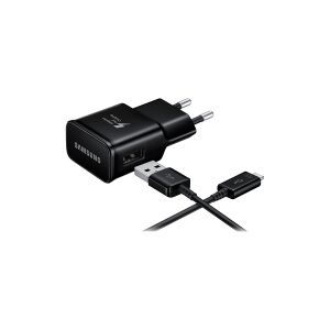 Samsung Travel Adapter EP-TA20 - Strømforsyningsadapter - 2 A (USB) - på kabel: USB-C - sort