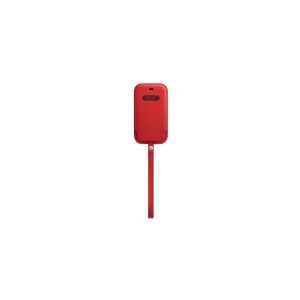 Apple - (PRODUCT) RED - beskyttelsesomslag til mobiltelefon - med MagSafe - læder - rød - for iPhone 12 mini