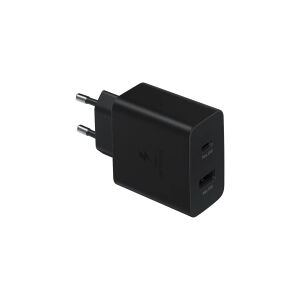 Samsung EP-TA220 - Strømforsyningsadapter - 35 Watt - SFC (USB, 24 pin USB-C) - sort - for Galaxy A20, A50, A70, A8s, M30, M40, Note10, S20, S20 5G, S20+ 5G, Z Flip, Z Flip 5G