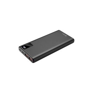 Sandberg - Powerbank - 10000 mAh - 37 Wh - 20 Watt - 3 A - PD, QC 3.0 - 3 output-stikforbindelser (2 x USB, 24 pin USB-C) - på kabel: USB-C