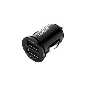 Aukey CC-S1 - Bilstrømsadapter - 24 Watt - 4.8 A - AiPower - 2 output-stikforbindelser (USB)