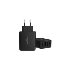 ANSMANN-ENERGY Ansmann HomeCharger HC430 1001-0107 USB-oplader Stikdåse Udgangsstrøm max. 6000 mA 4 x USB 2.0 tilslutning A