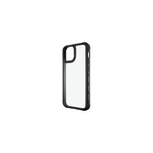 PanzerGlass SilverBullet - Black Edition - bagsidecover til mobiltelefon - grov - polykarbonat, polymetyl metakrylat (PMMA), 100 % genbrugt thermoplastisk polyurethan (TPU) - sort ramme, klar bagside - for Apple iPhone 13 mini