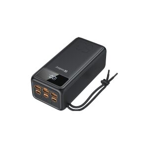 Sandberg Active - Powerbank - 50000 mAh - 185 Wh - 5 A - 3 output-stikforbindelser (USB) - på kabel: USB, USB-C