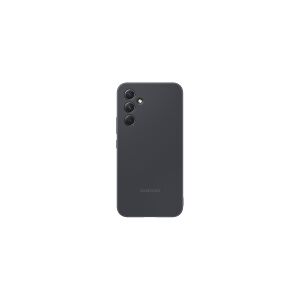 Samsung EP-PA546 - Bagsidecover til mobiltelefon - silicone - sort - for Galaxy A54 5G