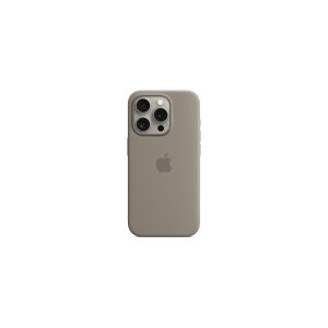 Apple - Bagsidecover til mobiltelefon - MagSafe-kompatibilitet - silicone - ler - for iPhone 15 Pro