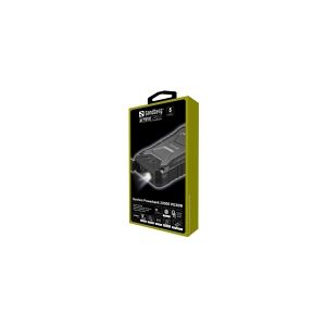 Sandberg Active Survivor - Powerbank - 20000 mAh - 74 Wh - 30 Watt - 3 A - PD, QC 3.0 - 3 output-stikforbindelser (2 x USB, 24 pin USB-C) - på kabel: USB-C