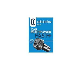 JA Micro A/S CL adapter 12-24V - 32W multi power adapter fast t/bil m/USB-C & USB tilslutning