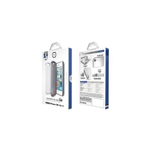 ITSKINS NANO // DUO Zero Gel 2 in 1 - Bagsidecover til mobiltelefon - termoplastisk polyuretan (TPU), Impacthane - sort, gennemsigtig (pakke med 2) - for Apple iPhone 5, 5s, SE